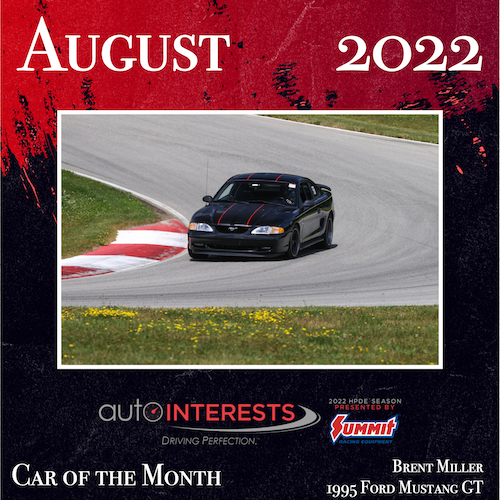 August Car of the Month Winner