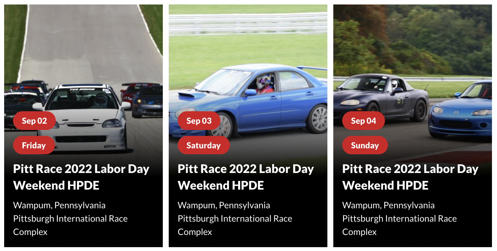 Sept. Pitt Race