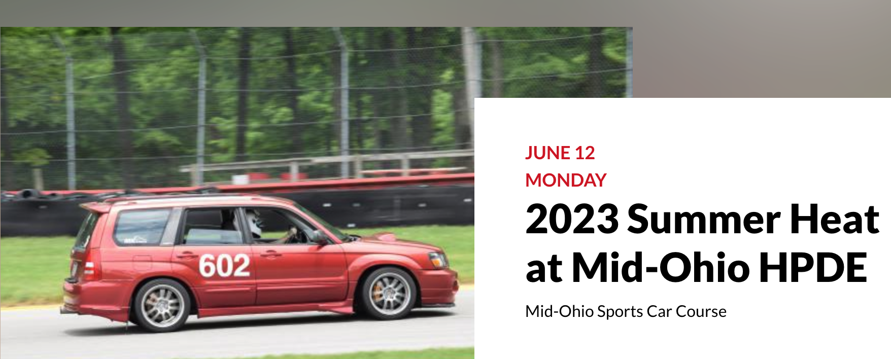 Mid-Ohio June 12
