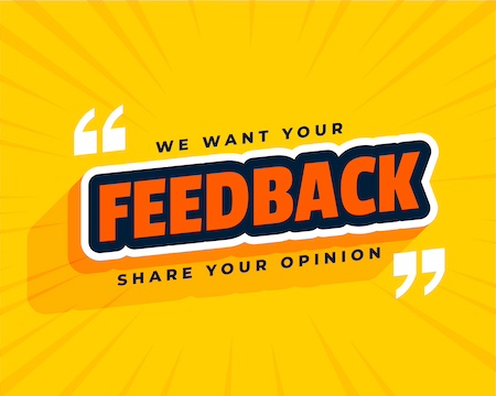 We want your feedback!